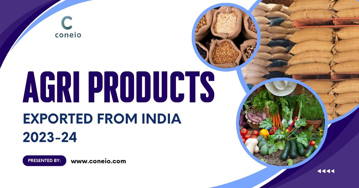 Explore the thriving sector of India’s agricultural exports, including key products, export destinations, and future outlook. Learn how Coneio can assist with up-to-date export data.